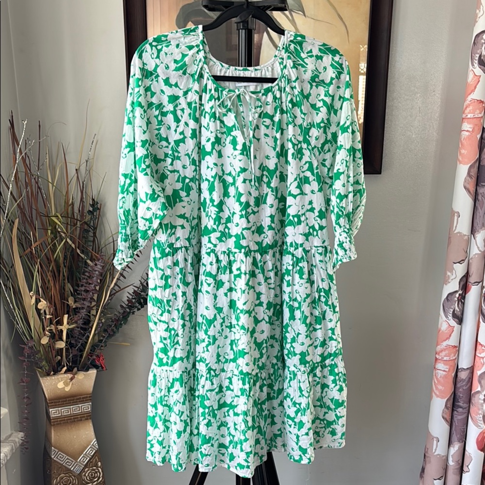 Sonoma White‎ Cotton Midi Dress